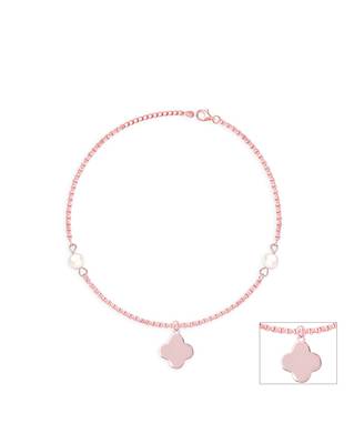Touch925 pearl charm anklet 2