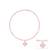 Touch925 pearl charm anklet