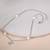 Touch925 pearl charm anklet