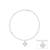 Touch925 pearl charm anklet