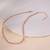 Touch925 minimalist round charm anklet