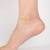 Touch925 minimalist round charm anklet