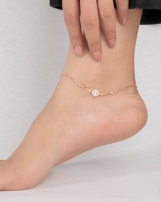 Touch925 round dual circular anklet 2