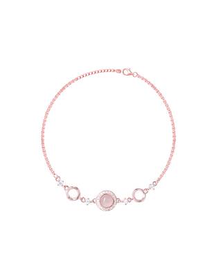 Touch925 round dual circular anklet 3