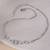 Touch925 round dual circular anklet