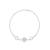Touch925 round dual circular anklet