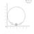 Touch925 round dual circular anklet