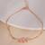 Touch925 stone leaf anklet