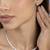 Touch925 classic tennis silver necklace set