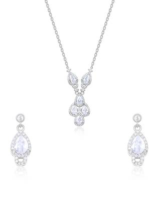 Touch925 pear-fiction necklace set 4