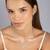 Touch925 radiant circle cz statement necklace set