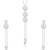 Touch925 circlet symphony silver necklace set