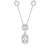 Touch925 elegant geometry necklace set