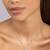 Touch925 elegant geometry necklace set