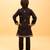 Black viscose silk multi thread with sequence embroidered work kurta-jacket & pajama for kids