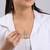Touch925 graceful heartstrings silver necklace set