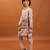 Pink viscose silk multi thread with sequence embroidered work kurta-jacket & pajama for kids