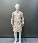 Pure rayon classic lucknowi pattern with unique digital printed kurta pajama for kid's