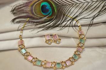 Women peach & c.green pure brass with rajwadi polish 2