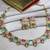 Women peach & c.green pure brass with rajwadi polish