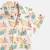 Multicolor cotton flower shirt shirt for boys