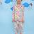 Multicolor cotton printed night suit for boys
