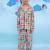 Multicolor cotton printed night suit for boys