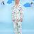 White cotton printed night suit for boys