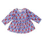 Multicolor cotton printed frocks for girls