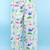 White cotton printed night suit for boys
