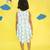White cotton polka dot frocks for girls