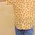 Orange cotton printed shirts for boys