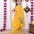 Yellow cotton printed ethnic girls for girls