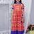Red cotton printed ethnic girls for girls