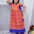 Red cotton printed ethnic girls for girls