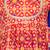 Red cotton printed ethnic girls for girls