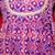 Purple cotton printed ethnic girls for girls