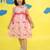 Pink cotton printed frocks for girls