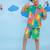 Multicolor cotton printed coordset for boys