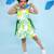 White cotton printed frocks for girls