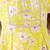 Yellow cotton printed festive wear-kurta pajama for girls