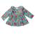 Blue cotton printed frocks for girls