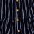 Black cotton strip pattern frocks for girls