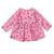 Pink cotton printed frocks for girls