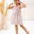 Multicolor cotton multicolor floral pattern frocks for girls