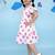 Multicolor cotton printed frock for girls