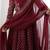 Maroon crunchy silk embroidered sharara set