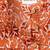 Orange cotton printed frocks for girls