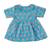 Blue cotton printed frocks for girls
