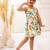 White cotton printed frocks for girls
